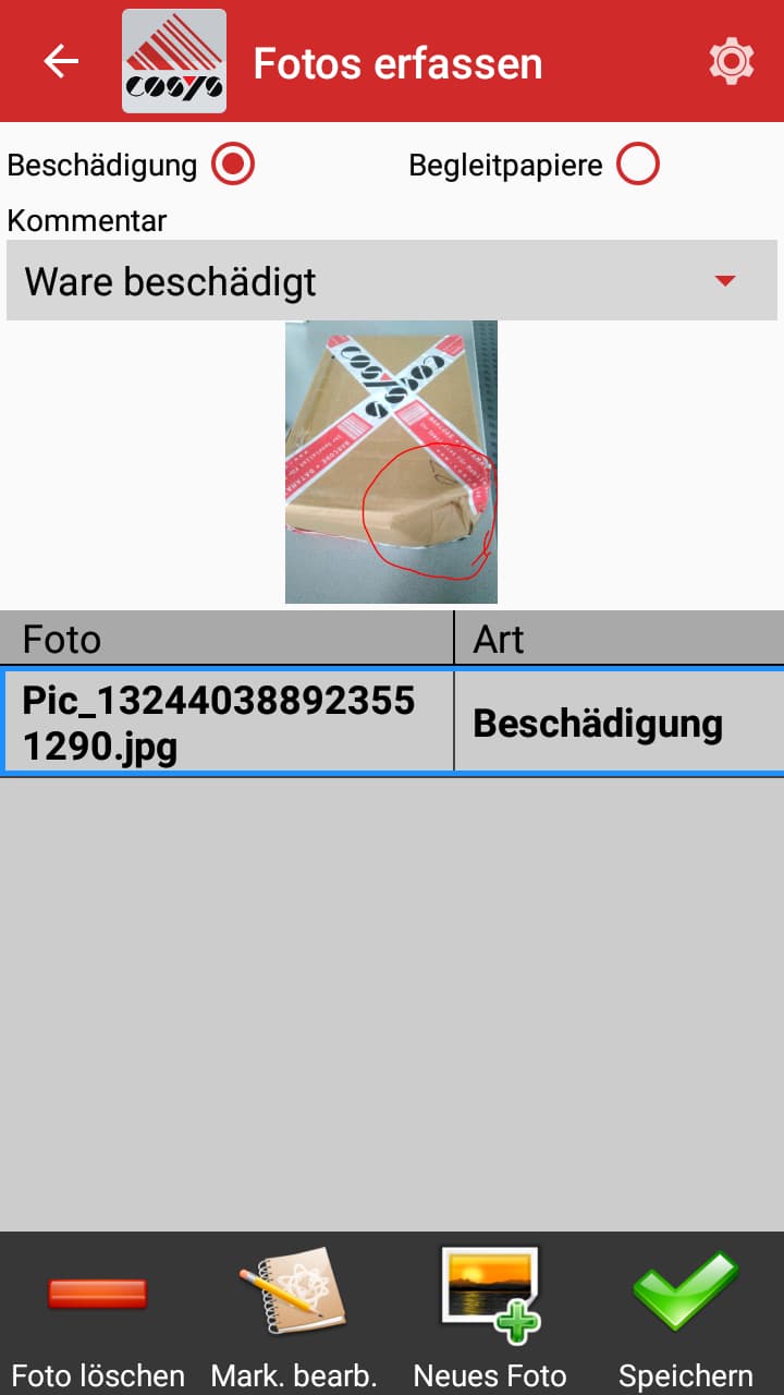 COSYS schnelle Fotoerfassung COSYS schnelle Fotoerfassung