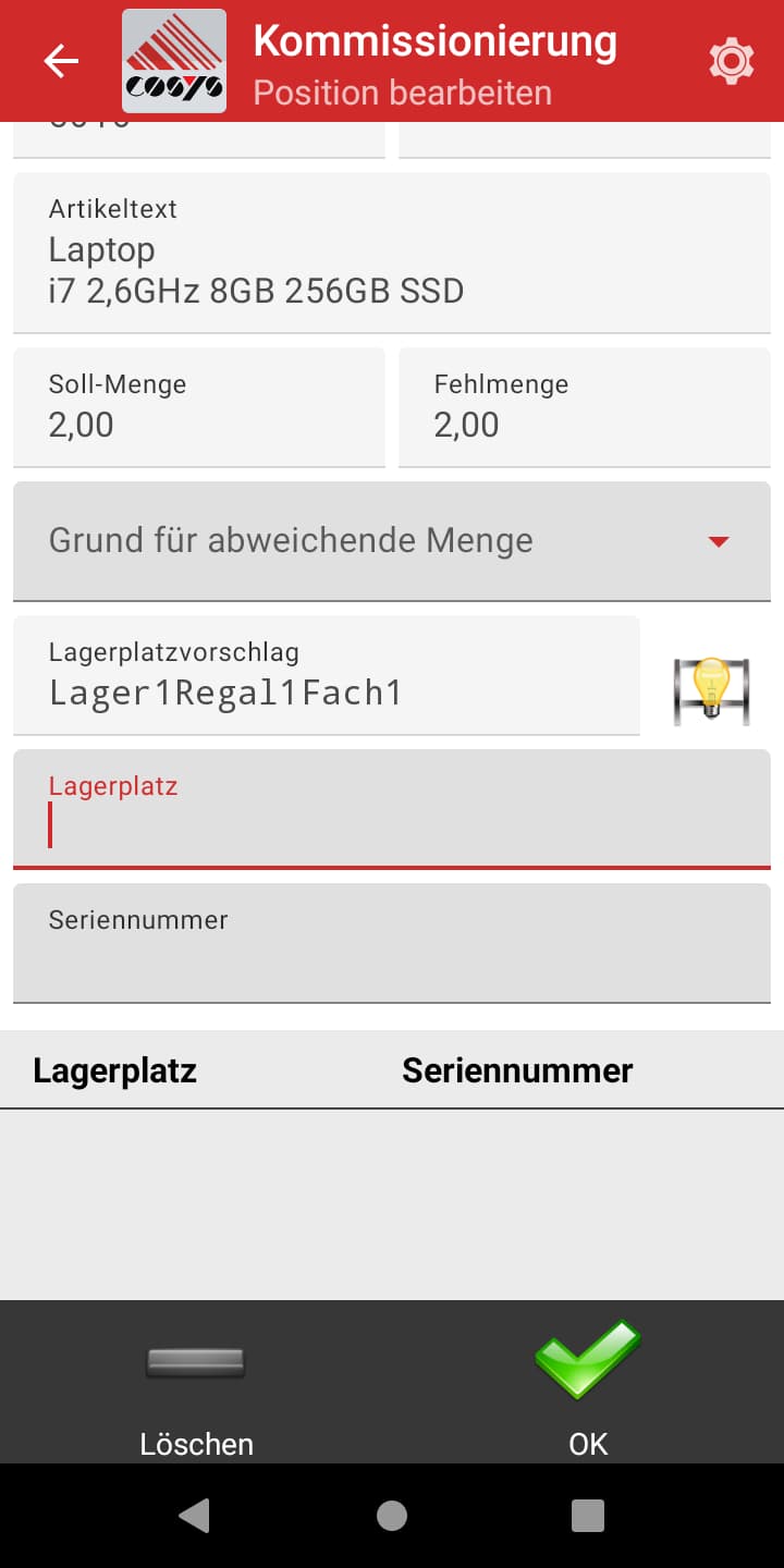 Ware schnell bereitstellen mit der COSYS Kommissionierung Ware schnell bereitstellen mit der COSYS Kommissionierung