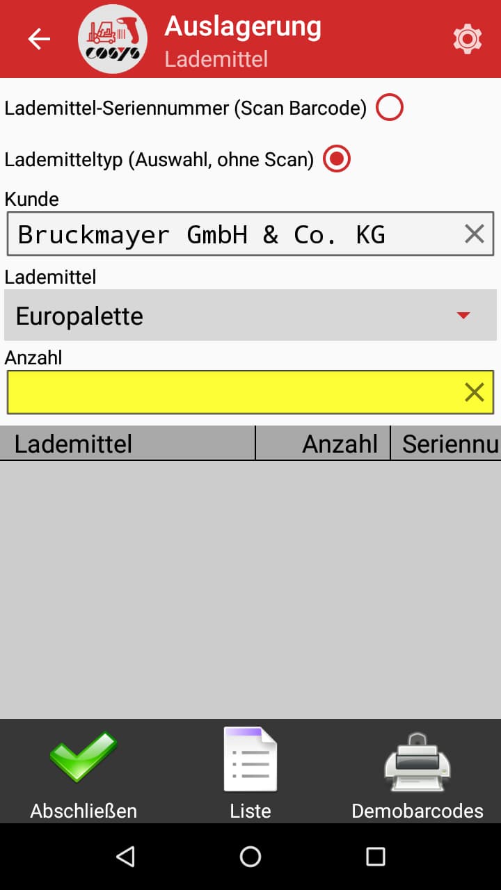 Lademittel im Wareneingang / Warenausgang Managen Lademittel im Wareneingang / Warenausgang Managen